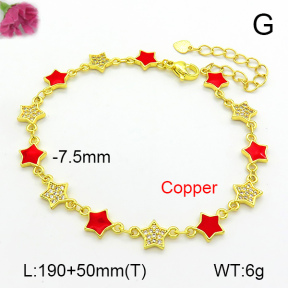 Fashion Copper Bracelet  F7B300641bhva-L017