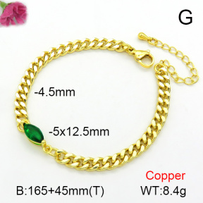 Fashion Copper Bracelet  F7B401157ablb-L024