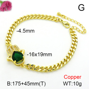 Fashion Copper Bracelet  F7B401172bbml-L024