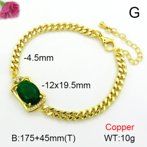 Fashion Copper Bracelet  F7B401175bbml-L024