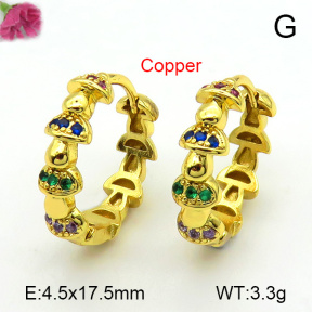 Fashion Copper Earrings  F7E400645ablb-L024