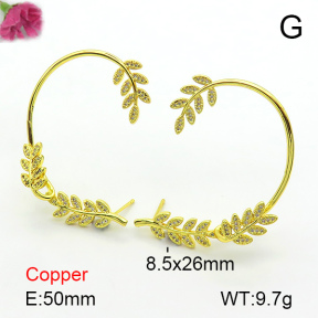 Fashion Copper Earrings  F7E400666ahlv-L017