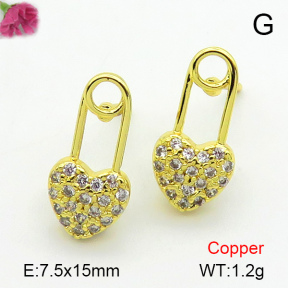 Fashion Copper Earrings  F7E400671vbmb-L017