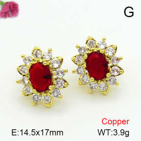 Fashion Copper Earrings  F7E400680bbov-L017