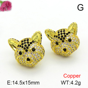 Fashion Copper Earrings  F7E400682bhva-L017
