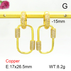 Fashion Copper Earrings  F7E400685bhva-L017