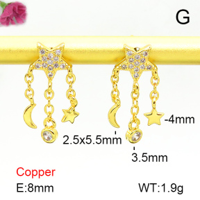 Fashion Copper Earrings  F7E400686bbov-L017