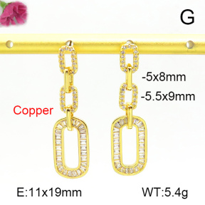 Fashion Copper Earrings  F7E400687ahlv-L017