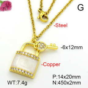 Fashion Copper Necklace  F7N300302baka-L024