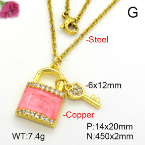 Fashion Copper Necklace  F7N300304baka-L024