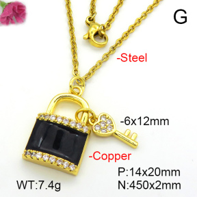 Fashion Copper Necklace  F7N300305baka-L024