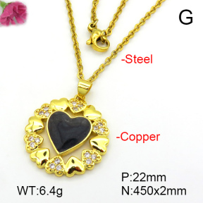 Fashion Copper Necklace  F7N300308baka-L024