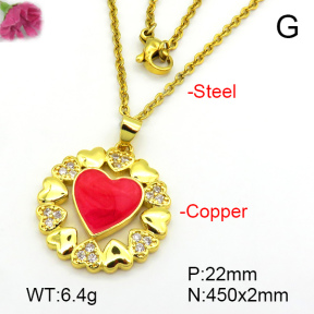 Fashion Copper Necklace  F7N300309baka-L024