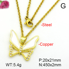 Fashion Copper Necklace  F7N300311aajl-L024