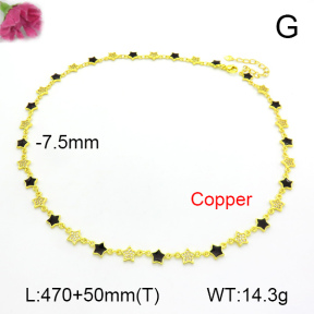 Fashion Copper Necklace  F7N300313vhov-L017