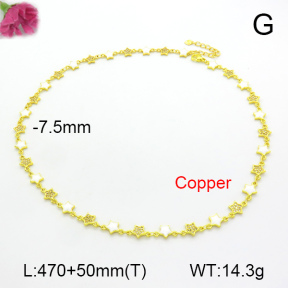 Fashion Copper Necklace  F7N300315vhov-L017