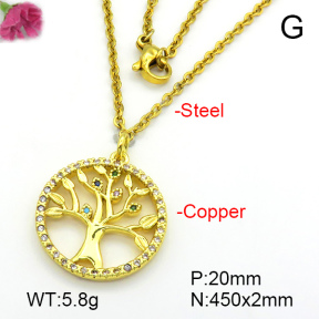 Fashion Copper Necklace  F7N401451aajl-L024