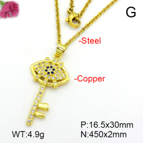 Fashion Copper Necklace  F7N401452baka-L024