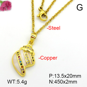 Fashion Copper Necklace  F7N401453aajl-L024