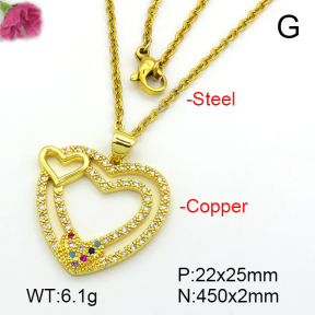 Fashion Copper Necklace  F7N401455aajl-L024