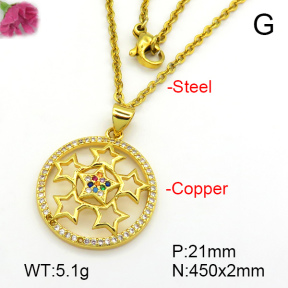 Fashion Copper Necklace  F7N401457baka-L024