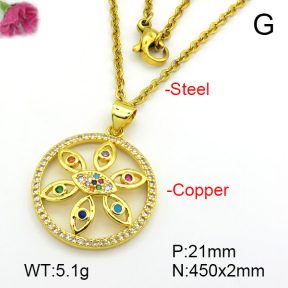 Fashion Copper Necklace  F7N401458baka-L024