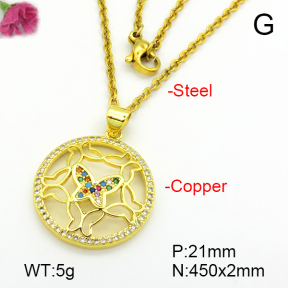 Fashion Copper Necklace  F7N401459baka-L024