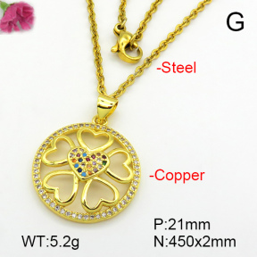 Fashion Copper Necklace  F7N401460baka-L024