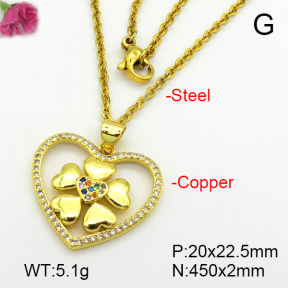 Fashion Copper Necklace  F7N401461baka-L024
