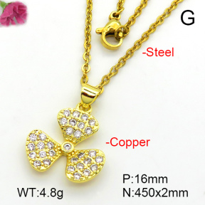 Fashion Copper Necklace  F7N401463aajl-L024