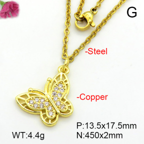 Fashion Copper Necklace  F7N401466avja-L017