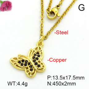 Fashion Copper Necklace  F7N401467avja-L017