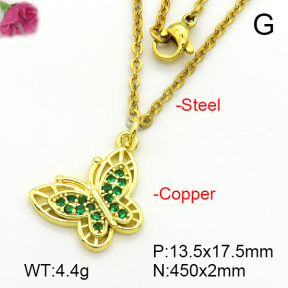 Fashion Copper Necklace  F7N401468avja-L017