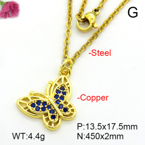Fashion Copper Necklace  F7N401469avja-L017