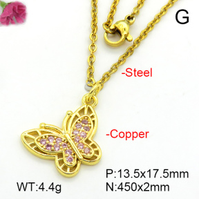 Fashion Copper Necklace  F7N401470avja-L017