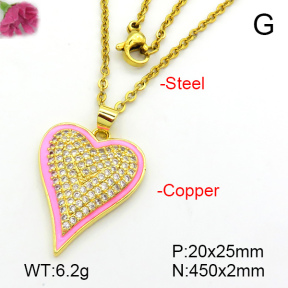 Fashion Copper Necklace  F7N401477ablb-L017