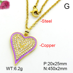Fashion Copper Necklace  F7N401478ablb-L017