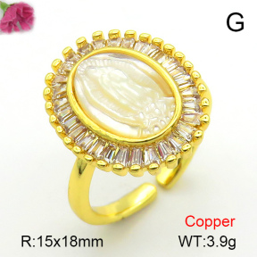Fashion Copper Ring  F7R300208bhva-L017
