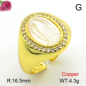 Fashion Copper Ring  F7R300209bhva-L017