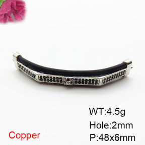 Fashion Copper Links Connectors  XFL02289baka-L035