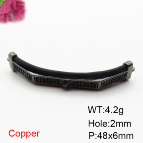 Fashion Copper Links Connectors  XFL02291baka-L035