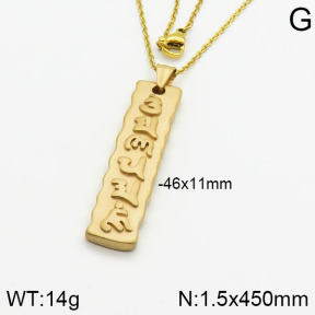 Stainless Steel Necklace  2N2000892bvpl-686