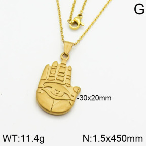 Stainless Steel Necklace  2N2000899bvpl-686