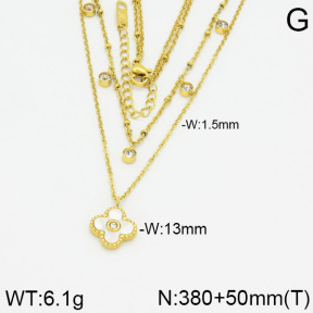 Stainless Steel Necklace  2N4000493bhbl-669
