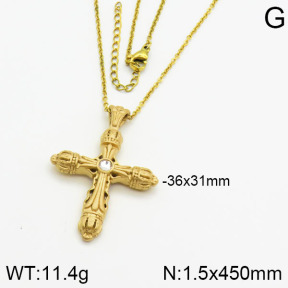 Stainless Steel Necklace  2N4000504bvpl-686