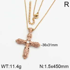 Stainless Steel Necklace  2N4000507bhva-686