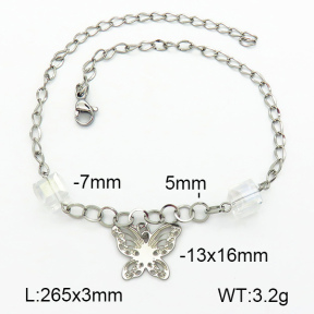 Stainless Steel Anklets  7A9000169aakl-350