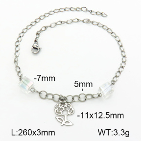 Stainless Steel Anklets  7A9000170aakl-350