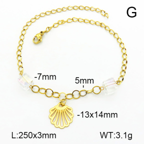 Stainless Steel Anklets  7A9000173vbll-350