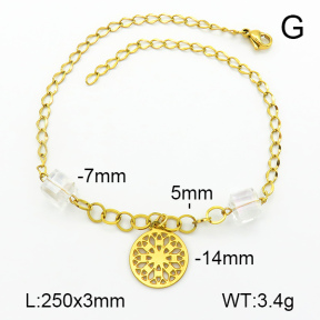 Stainless Steel Anklets  7A9000174vbll-350